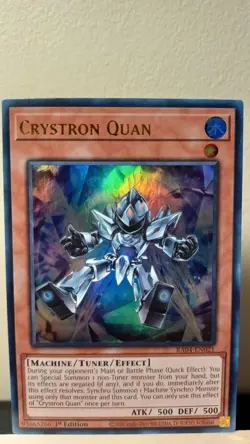 Crystron Quan 1st Edition [NM] - Yu-Gi-Oh! RA04 [Ultra Rare] - Image 1