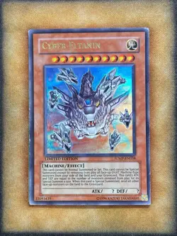 Yugioh Cyber Eltanin JUMP-EN038 Ultra Rare Limited Edition MP - Image 1