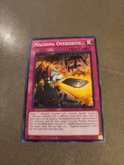 Yugioh  1x Common Machina Overdrive SR10-EN034 NM y27 - Image 1