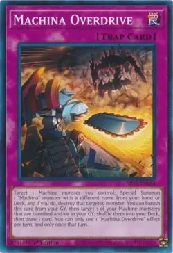 Yugioh! LP Machina Overdrive - SR10-EN034 - Common - 1st Edition Lightly Played, - Image 2