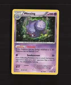 Weezing XY163 XY Black Star Promo Holo Pokemon Card LP+ - Image 1