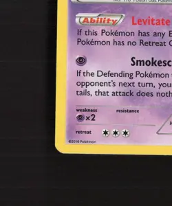 Weezing XY163 XY Black Star Promo Holo Pokemon Card LP+ - Image 5