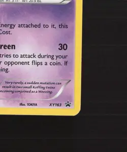 Weezing XY163 XY Black Star Promo Holo Pokemon Card LP+ - Image 6