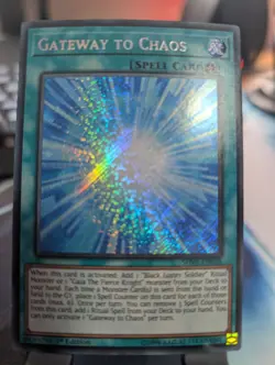 YuGiOh! Gateway to Chaos SHVA-EN058 Secret Rare 1st Ed - Image 2