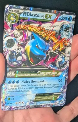 PokÃ©mon TCG Mega-Blastoise EX XY 30/146 Holo Rare Card LP Condition - Image 1