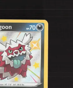 Galarian Zigzagoon SV078/SV122 Shining Fates Shiny Holo Rare Pokemon Card NM - Image 4