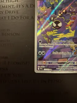 PokÃ©mon TCG Gastly Illustration Rare Holo Card 177/162 Temporal Forces - Image 4