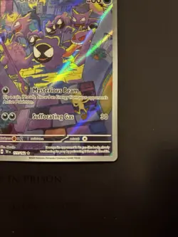 PokÃ©mon TCG Gastly Illustration Rare Holo Card 177/162 Temporal Forces - Image 5