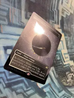 MTG Borderless Galaxy Foil Godless Shrine NM- Unplayed Unfinity - Image 2