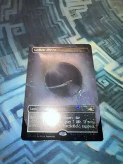 MTG Borderless Galaxy Foil Godless Shrine NM- Unplayed Unfinity - Image 4