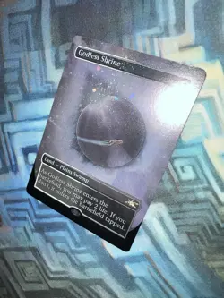 MTG Borderless Galaxy Foil Godless Shrine NM- Unplayed Unfinity - Image 5