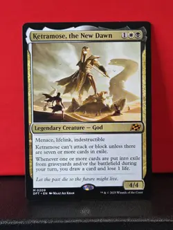 Ketramose, the New Dawn Aetherdrift Regular Card MTG Mythic 0209 - Image 3