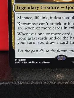 Ketramose, the New Dawn Aetherdrift Regular Card MTG Mythic 0209 - Image 4