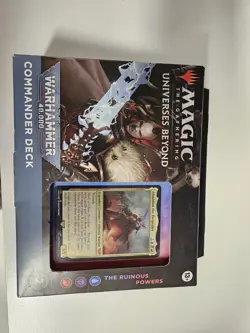 Magic The Gathering MTG Warhammer 40K Commander The Ruinous Powers Deck New - Image 1
