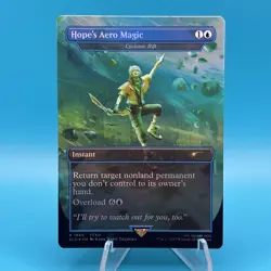 MTG x FINAL FANTASY SECRET LAIR - HOPE'S AERO MAGIC #1869 RAINBOW FOIL - Image 1