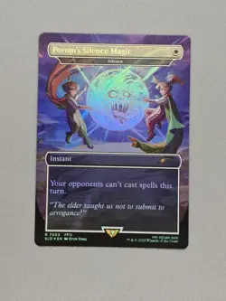 MTG x FINAL FANTASY SECRET LAIR - POROM'S SILENCE MAGIC #7003 RAINBOW FOIL - Image 1