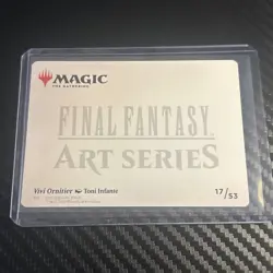 Vivi Ornitier Art Card Final Fantasy: Art Series 17/53 - NM MTG FIN - Image 2