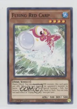 Flying Red Carp 1st Ed. YuGiOh Dawn of Majesty #DAMA-EN093 0rq9 - Image 1