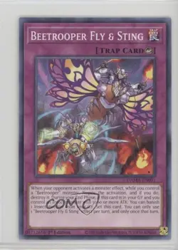 Beetrooper Fly & Sting 1st Ed. YuGiOh Dawn of Majesty #DAMA-EN091 0rq9 - Image 1