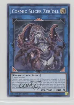Cosmic Slicer Zer'oll 1st Ed. YuGiOh Dawn of Majesty #DAMA-EN047 0rq9 - Image 1