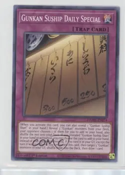 Gunkan Suship Daily Special 1st Ed. YuGiOh Dawn of Majesty #DAMA-EN074 0rq9 - Image 1