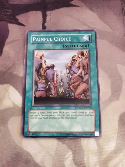 Yugioh - Painful Choice DLG1-EN060 NM Unlimited Common - Image 2