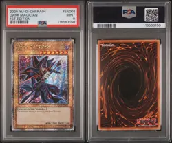 Dark Magician (New Art) (Quarter Century Secret Rare) RA04-EN001 Quarter Century Stampede 1st Edition - Image 3