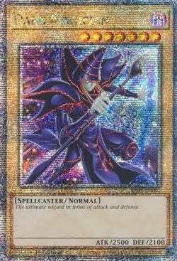 Dark Magician (New Art) (Quarter Century Secret Rare) RA04-EN001 Quarter Century Stampede 1st Edition - Image 1