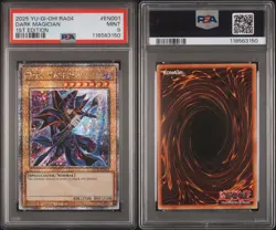 Dark Magician (New Art) (Quarter Century Secret Rare) RA04-EN001 Quarter Century Stampede 1st Edition - Image 5