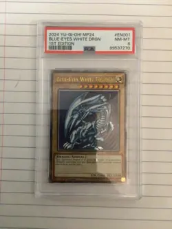 Blue-Eyes White Dragon (Quarter Century Secret Rare) MP24-EN001 25th Anniversary Tin: Dueling Mirrors 1st Edition - Image 2