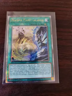 Peaceful Planet Calarium 1st Ed Quarter Century Secret Rare RA02-EN074 Yu-Gi-Oh - Image 3