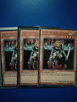 3x Yu-Gi-Oh DUSA-EN051 D.D. Warrior Lady Ultra Rare 1st Edition Near Mint - Image 1