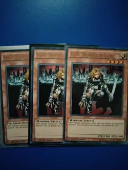 3x Yu-Gi-Oh DUSA-EN051 D.D. Warrior Lady Ultra Rare 1st Edition Near Mint - Image 2