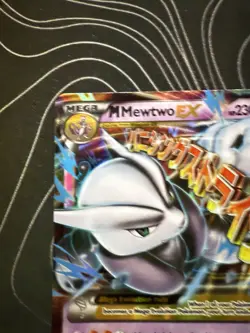 M Mewtwo EX 63/162 Pokemon Card TCG XY Breakthrough Holo - Image 3