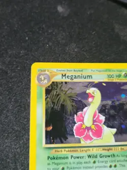 PokÃ©mon TCG Meganium Neo Genesis 11/111 Holo Unlimited Rare Card - Image 4