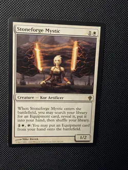 MTG Stoneforge Mystic Regular Worldwake Lightly Played - Image 2