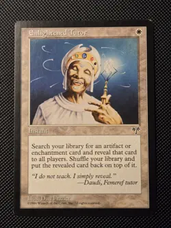 MTG Enlightened Tutor Mirage Lightly Played Regular Magic The Gathering - Image 2