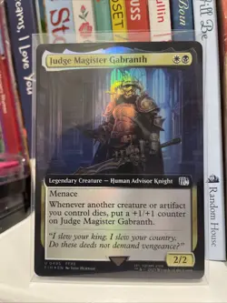 Judge Magister Gabranth (Extended Art Foil) Final Fantasy MTG English - Image 1