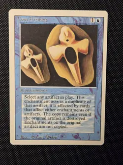 MTG Copy Artifact Revised Edition Lightly Played Magic The Gathering - Image 2