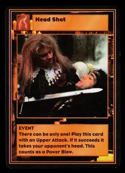 Head Shot Highlander: The Card Game Trading Card  CCG - Image 1