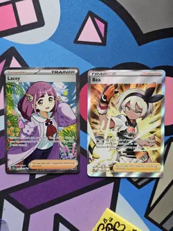 Lacey 166/142 Stellar Crown Full Art Trainer NM Pokemon Card - Image 1