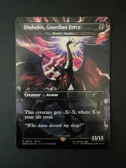 MTG DIABOLOS, GUARDIAN FORCE DEATH'S SHADOW FINAL FANTASY SCH FOIL - Image 1