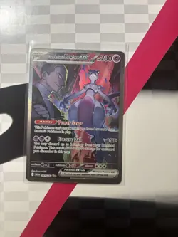 2025 Pokemon Destined Rivals Team Rocketâ€™s Mewtwo EX SIR 231/182 NM PACK FRESH! - Image 1