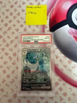 2024 POKEMON PAF EN-PALDEAN FATES SPECIAL ILLUSTRATION RARE GARDEVOIR EX PSA 8 - Image 1