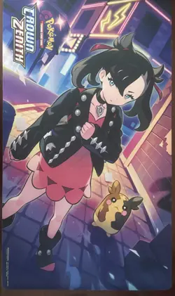 New Pokemon Trading Card Game Morpeko Marnie Play Mat TCG Crown Zenith - Image 1