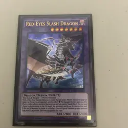 Red-Eyes Slash Dragon 1st Edition Ultra Rare - Yugioh Card LP LEDU-EN003 - Image 1