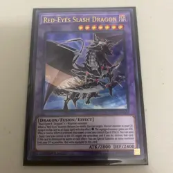 Red-Eyes Slash Dragon 1st Edition Ultra Rare - Yugioh Card LP LEDU-EN003 - Image 2