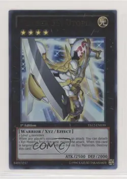 Number 39: Utopia 1st Ed. YuGiOh Starter Deck 12: XYZ Symphony #YS12-EN039 a3q - Image 1