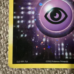 Pokemon Psychic Energy Holo Rare Card 105/106 Emerald - Image 5
