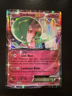PokÃ©mon Gardevoir EX Ultra Rare Holo Card 78/114 XY Steam Siege - Image 1